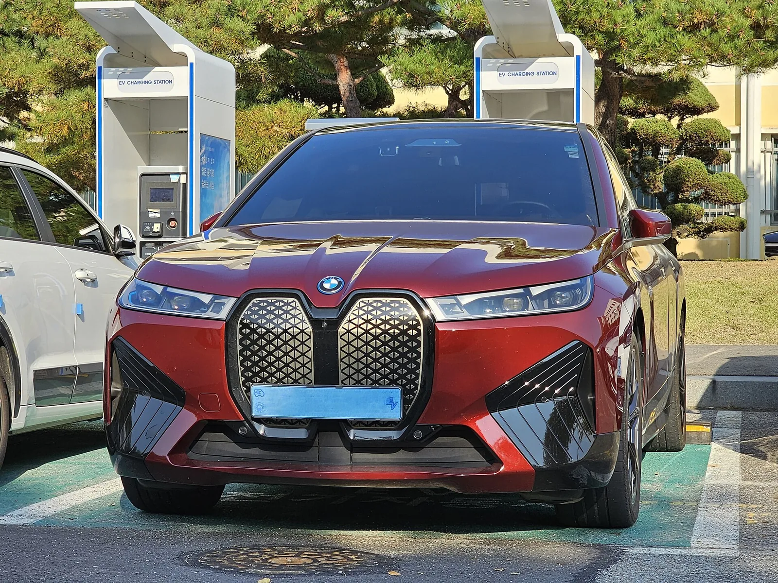 BMW iX documented exterior view