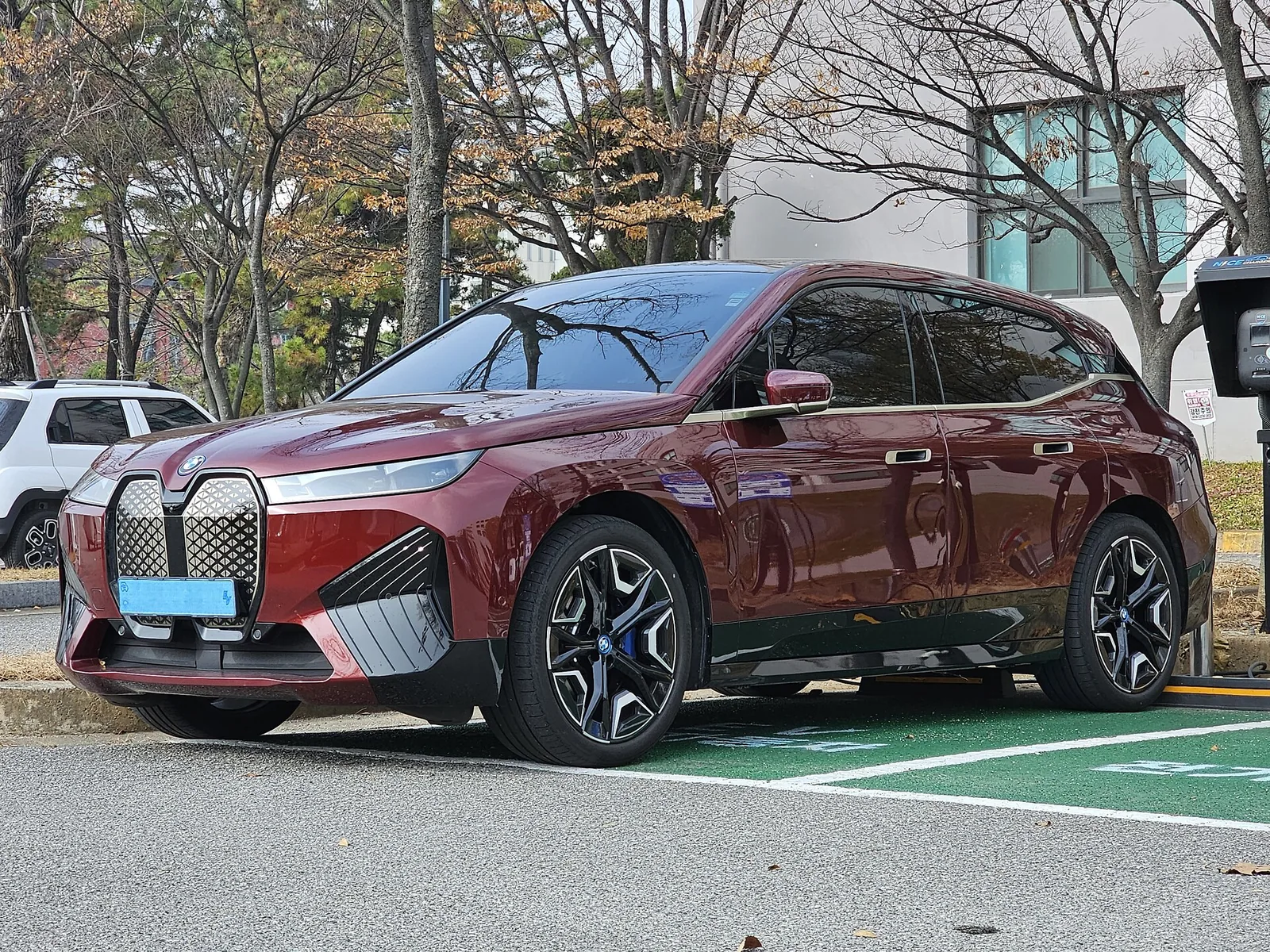 BMW iX documented exterior view