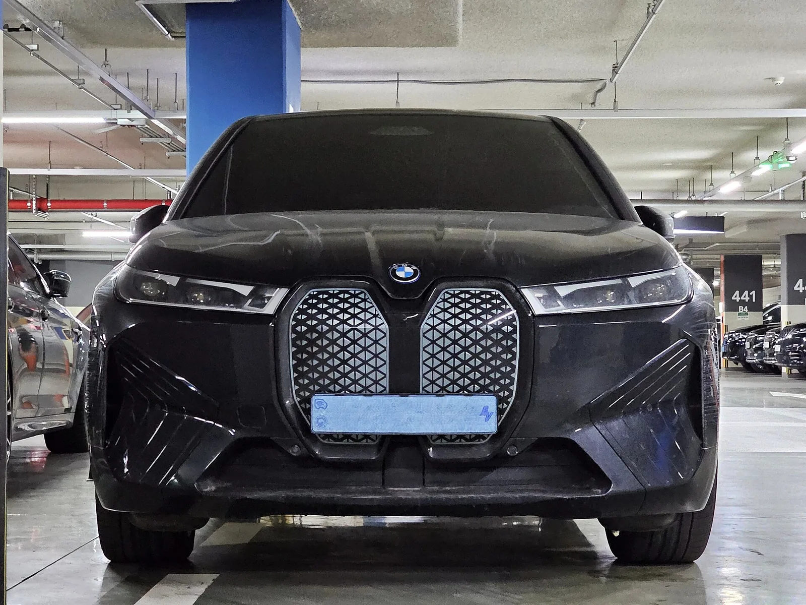 BMW iX documented exterior view
