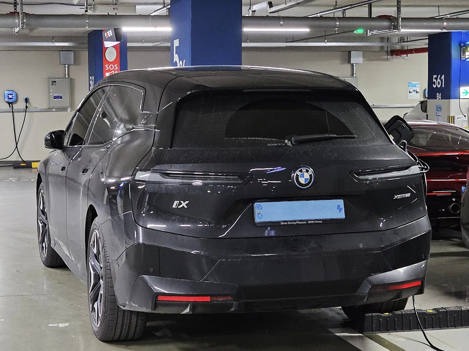 BMW iX documented exterior view