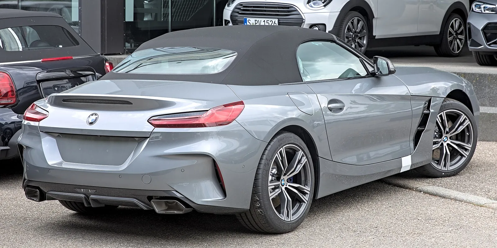 BMW Z4 G29 facelift rear three-quarter view