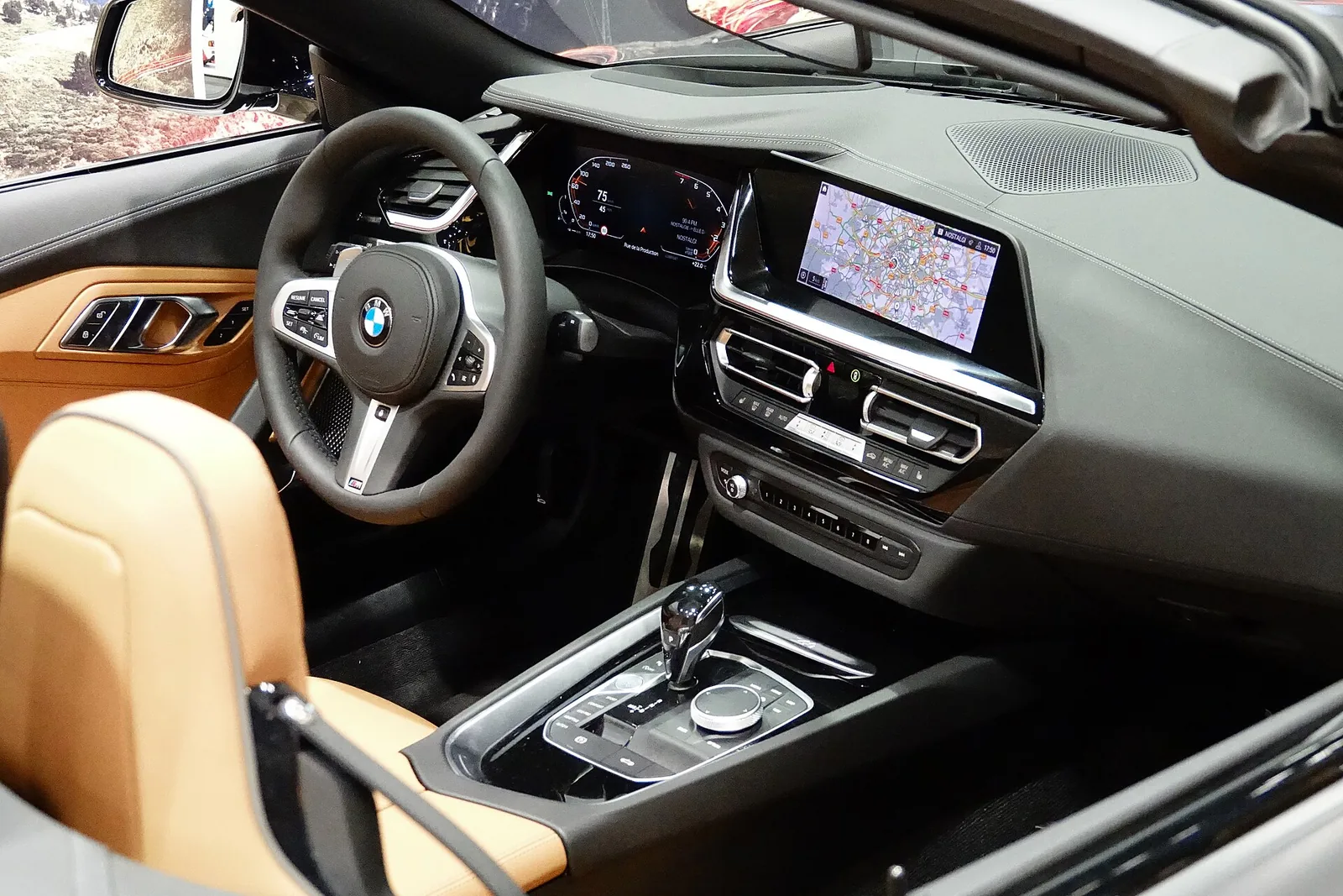 BMW Z4 G29 cockpit, dashboard and centre console