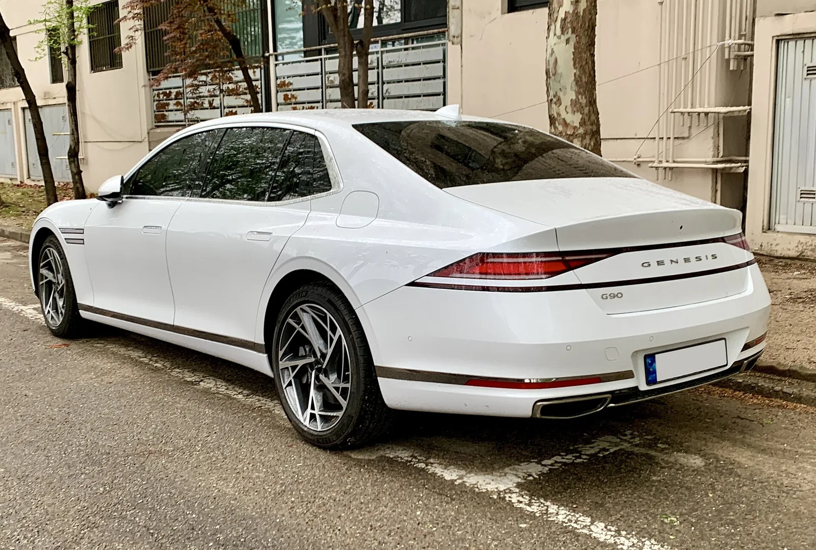 Genesis G90 documented exterior view