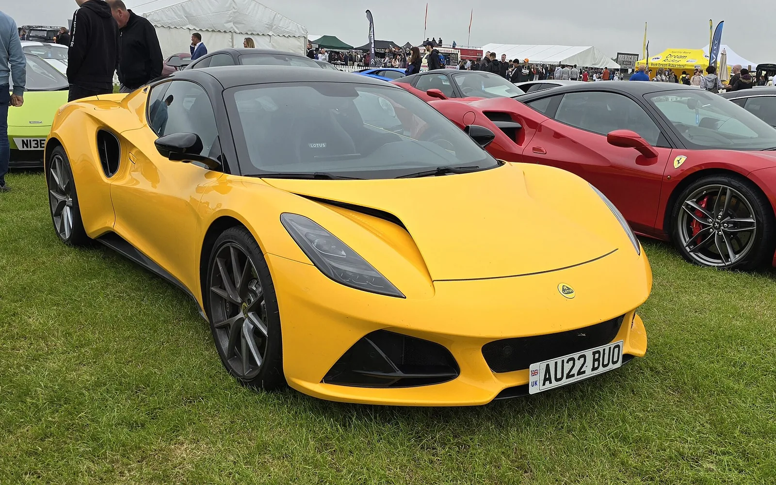 Lotus Emira documented exterior view