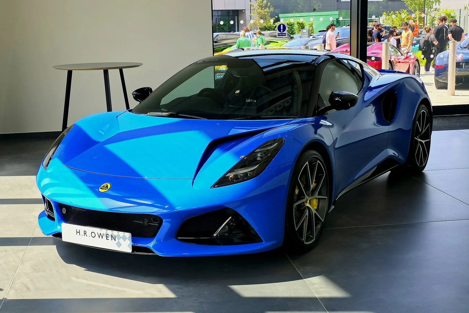 Lotus Emira documented exterior view