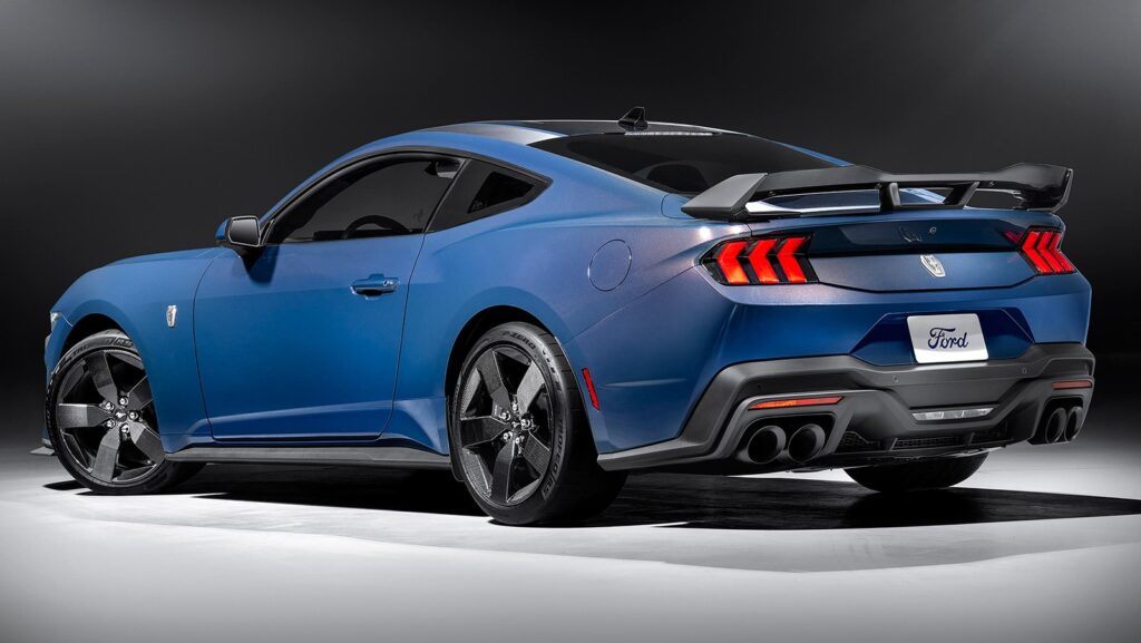 Ford Mustang rear three-quarter view