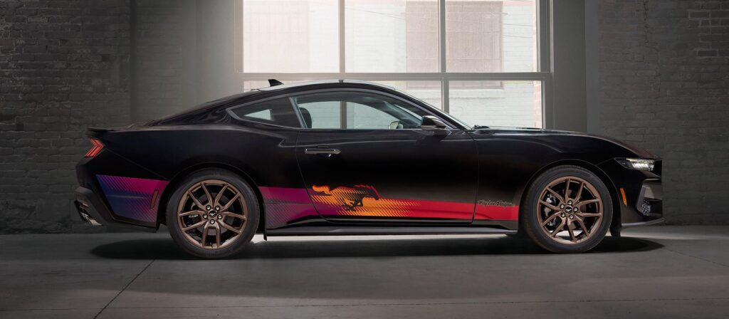 Ford Mustang side profile