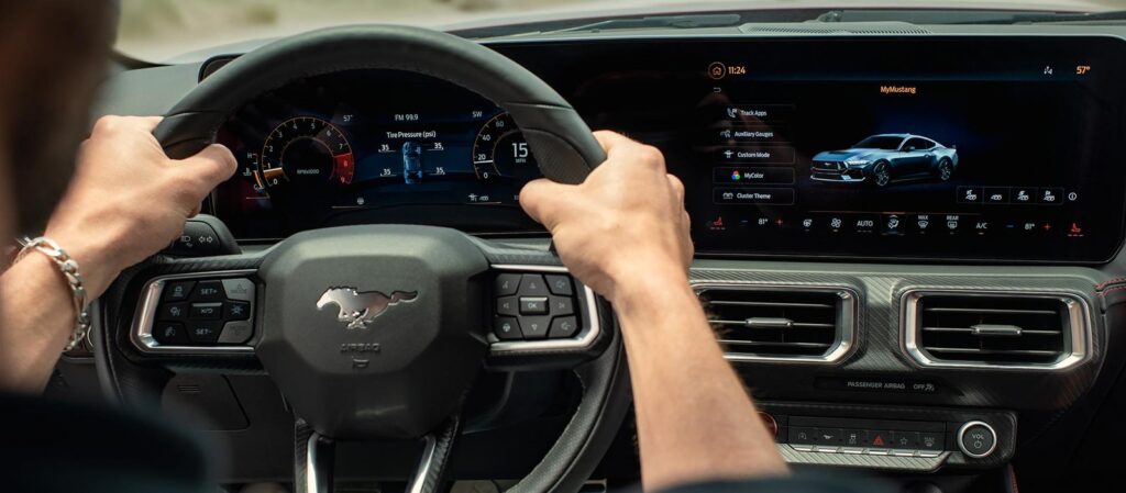 Ford Mustang dashboard and driver display