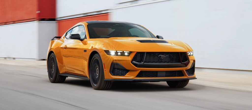 Ford Mustang EcoBoost RTR front three-quarter view