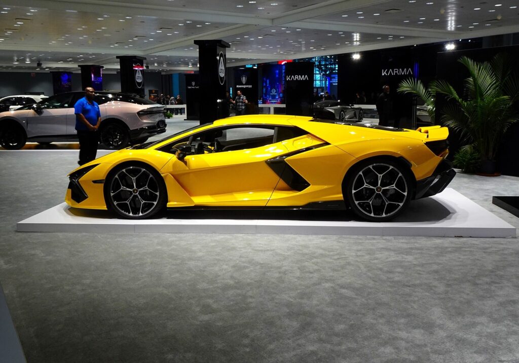 Lamborghini Revuelto on the street