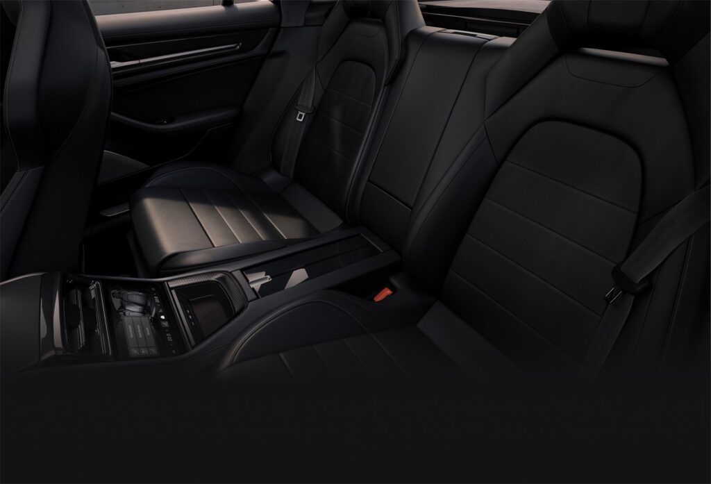 Porsche Panamera rear seats