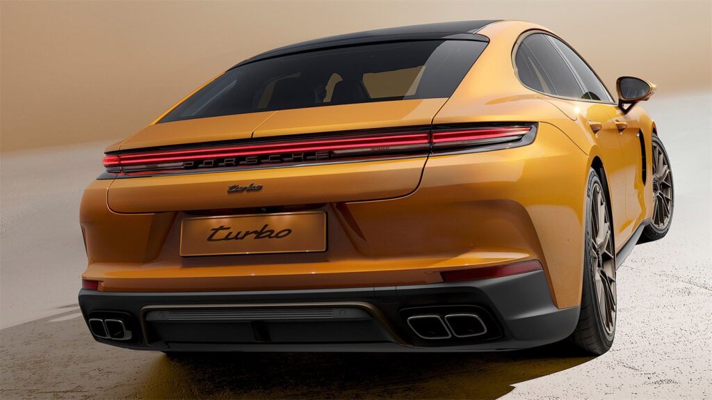 Porsche Panamera rear light detail