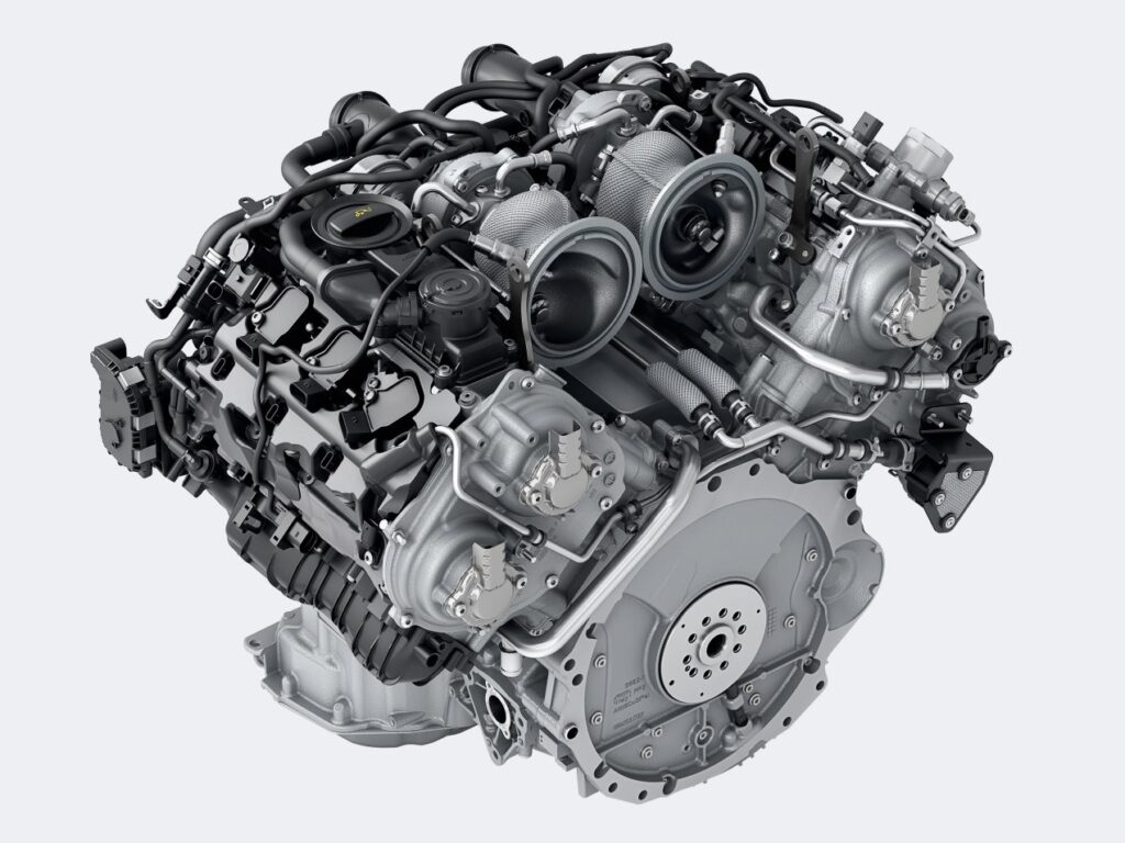 Porsche Panamera 2.9-liter twin-turbo V6 engine