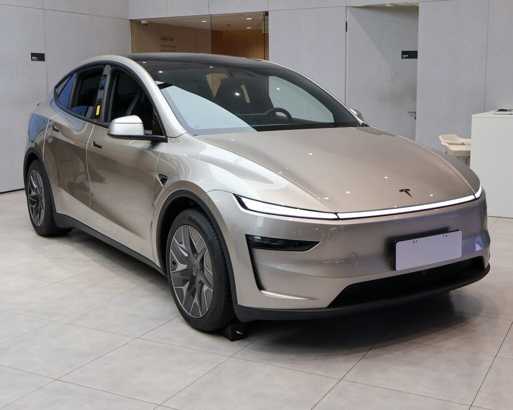 Tesla Model Y L showroom front view