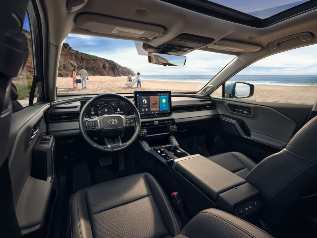 2026 Toyota RAV4 dashboard and driver display