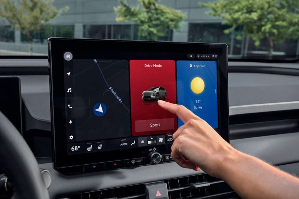 2026 Toyota RAV4 infotainment display detail