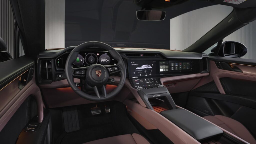 Porsche Cayenne Electric interior studio view