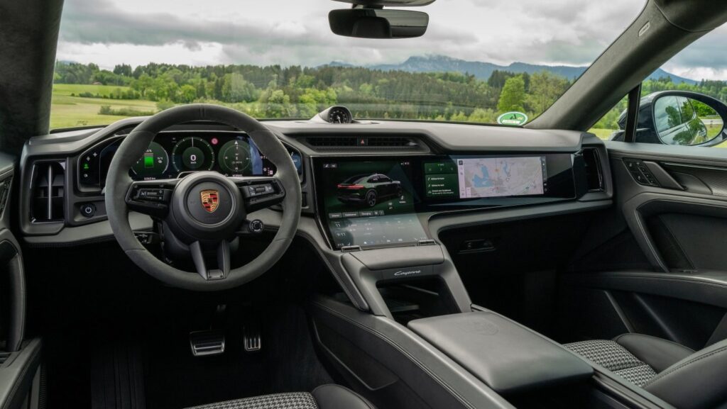 Porsche Cayenne Electric driver view