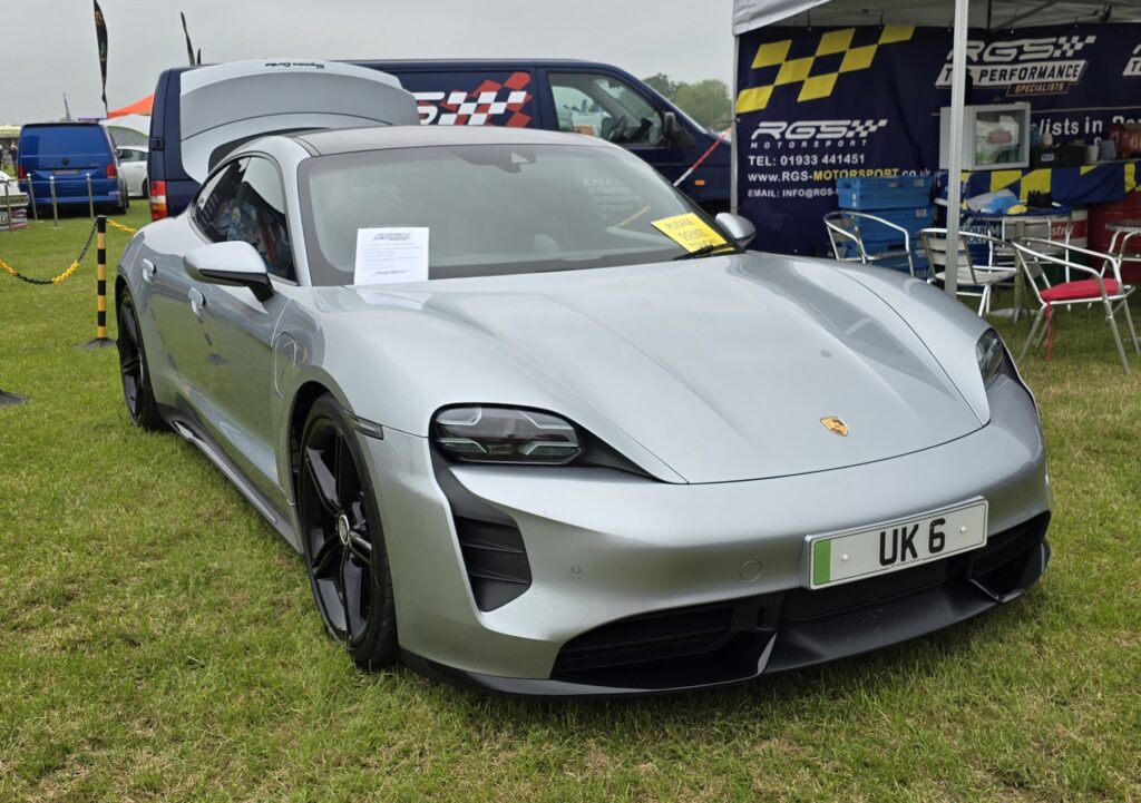 Porsche Taycan Turbo front view