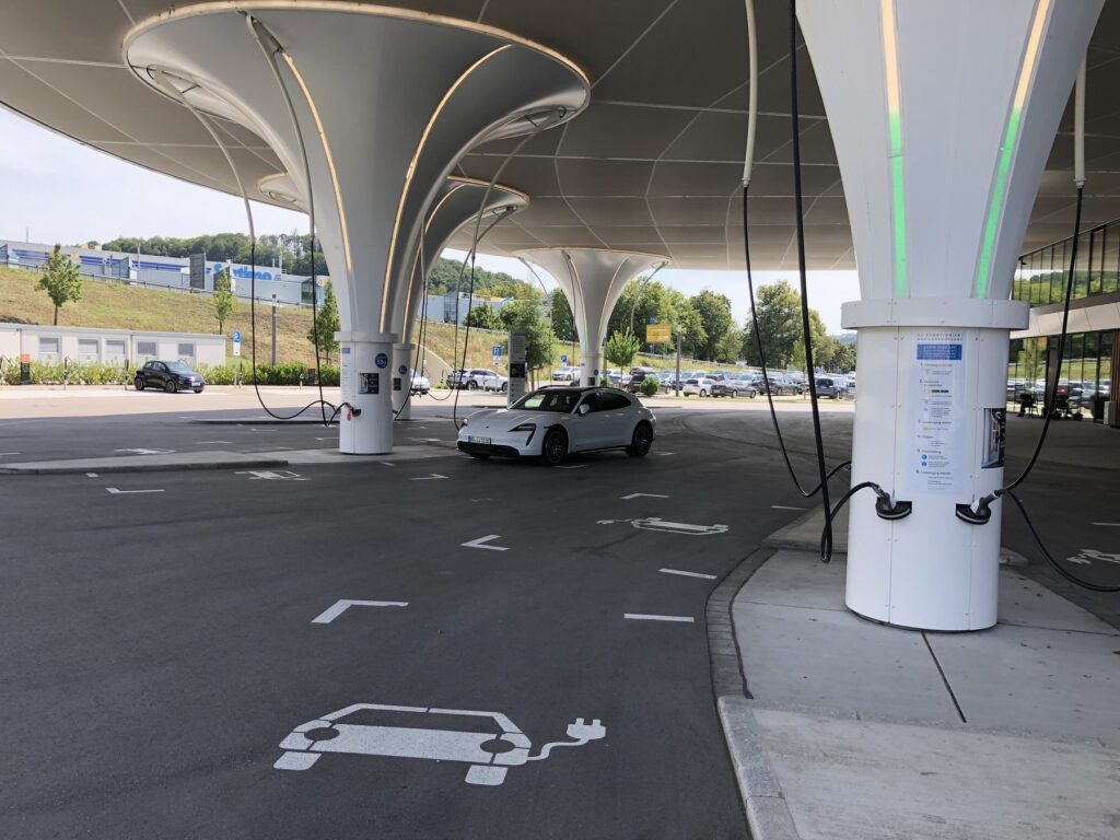 Porsche Taycan charging context image