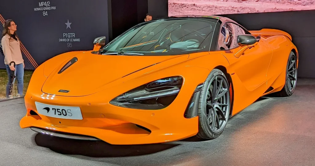 McLaren 750S front three-quarter view