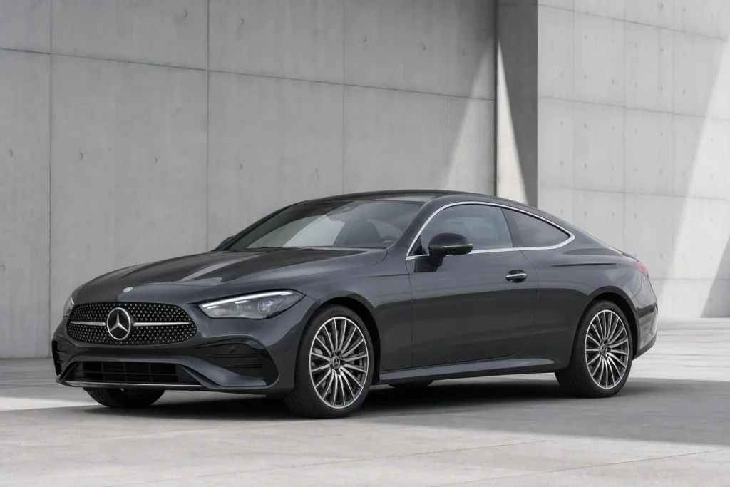 Mercedes-Benz CLE front three-quarter view