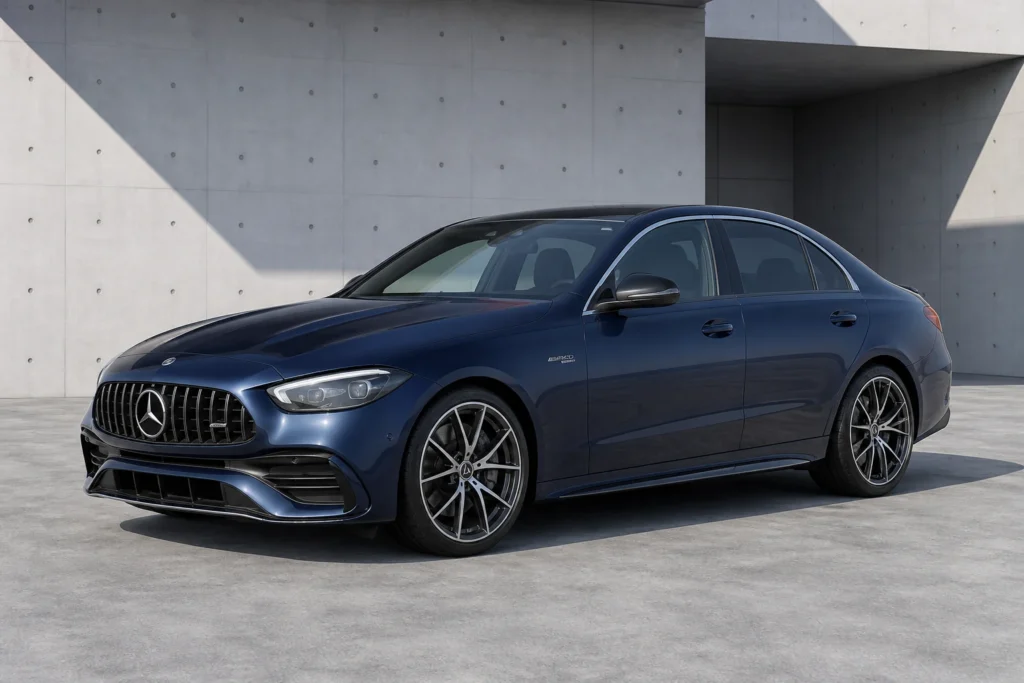 Mercedes-AMG C 43 front three-quarter view
