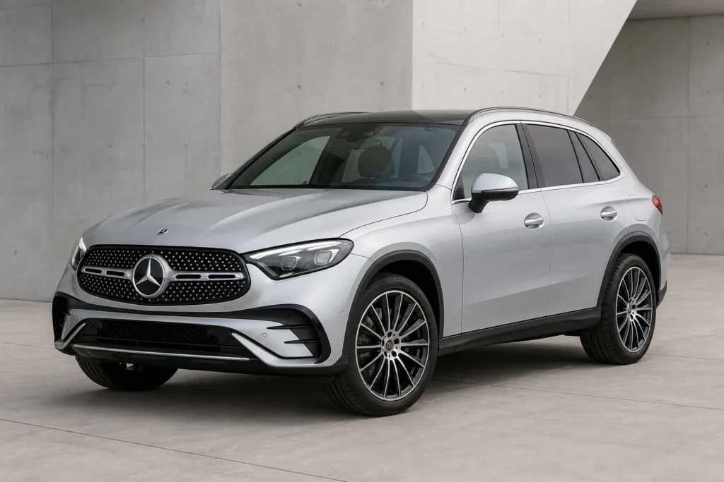 Mercedes-Benz GLC front three-quarter view