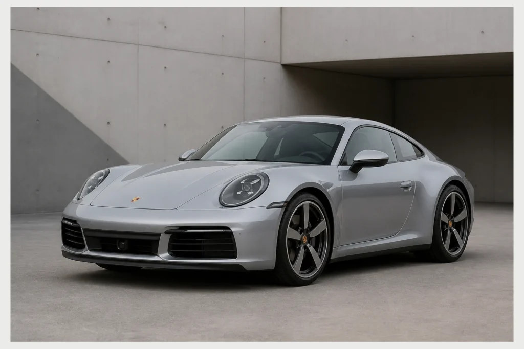 Porsche 911 front three-quarter view