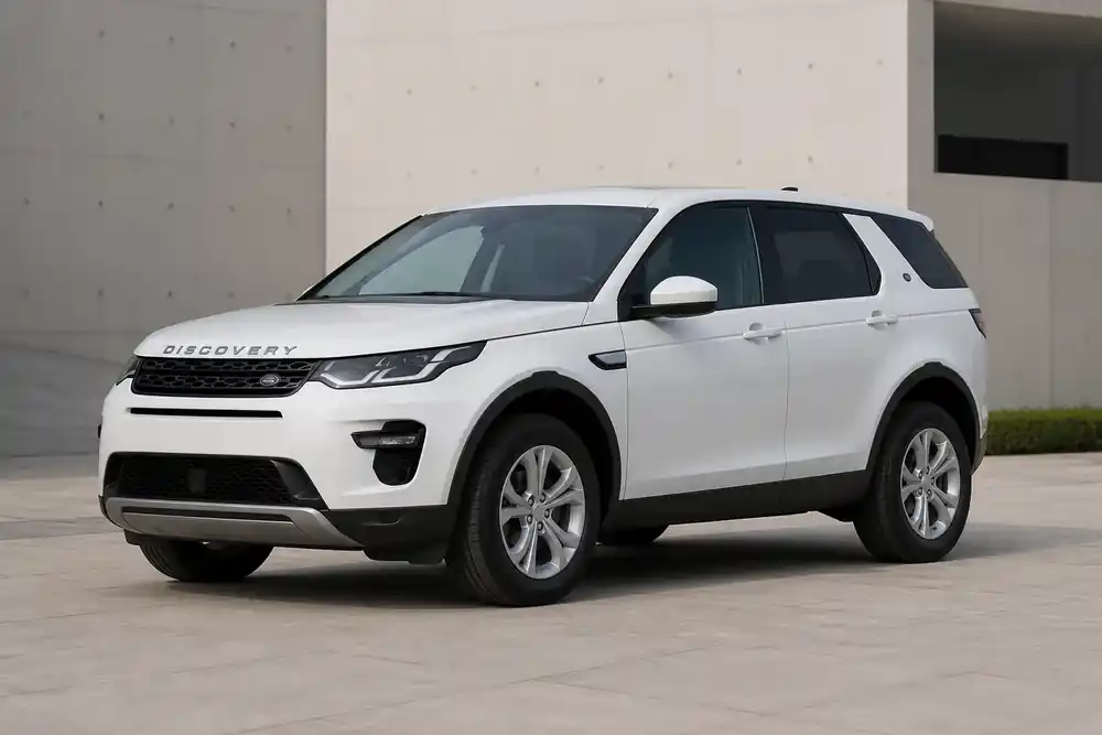 Land Rover Discovery Sport front three-quarter view