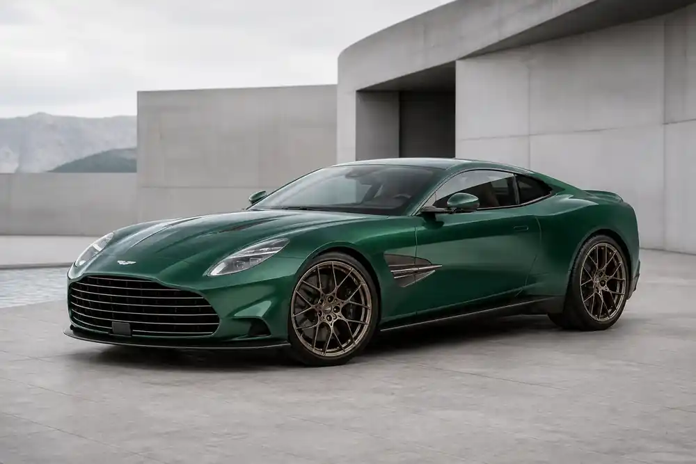 Current Aston Martin Vanquish front three-quarter view