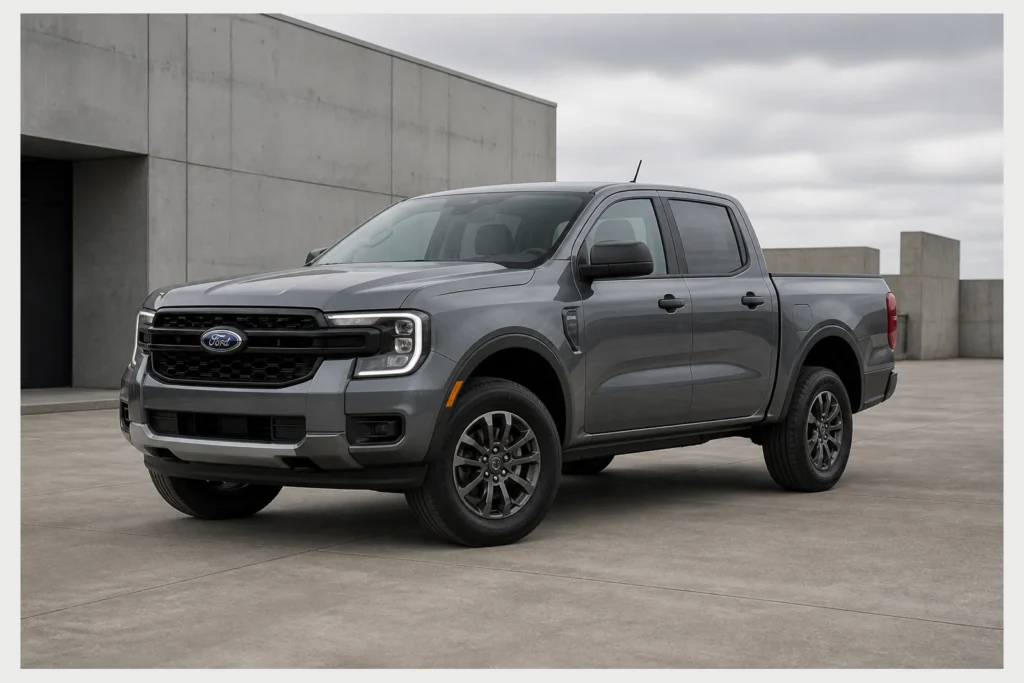 Ford Ranger front three-quarter view