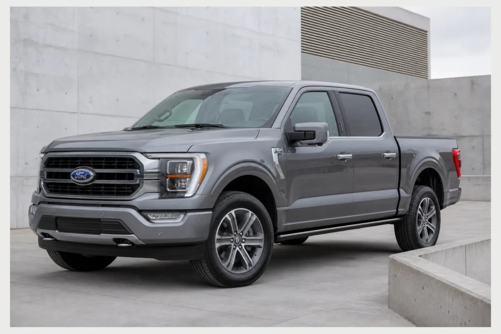 Ford F-150 front three-quarter view