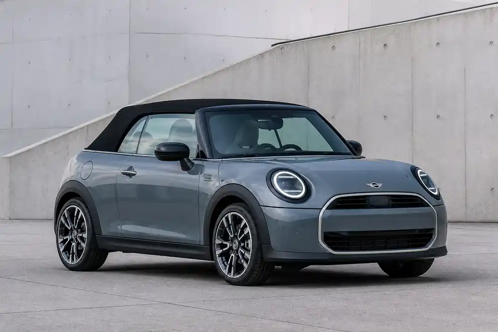 2026 MINI Cooper Convertible front three-quarter view