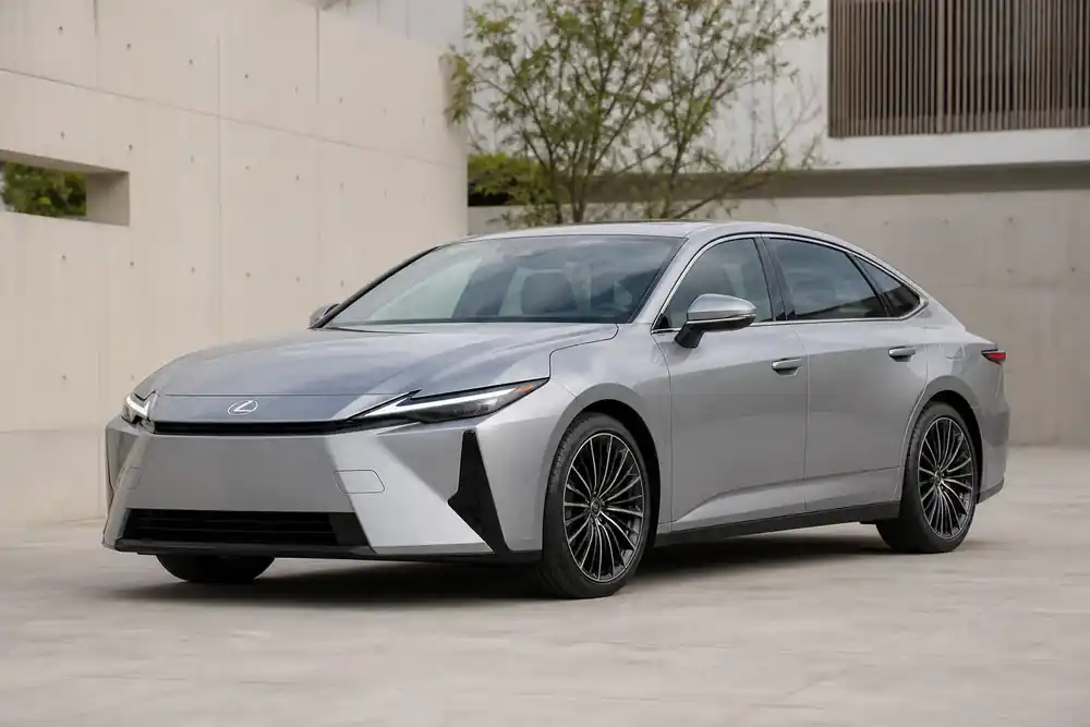 2026 Lexus ES front three-quarter view