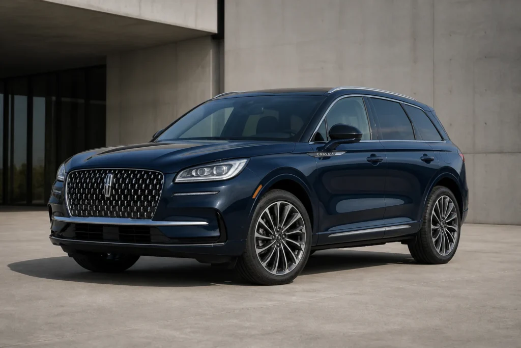 Lincoln Corsair front three-quarter view