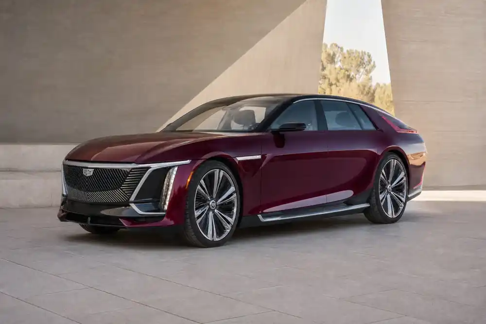 Cadillac CELESTIQ front three-quarter view