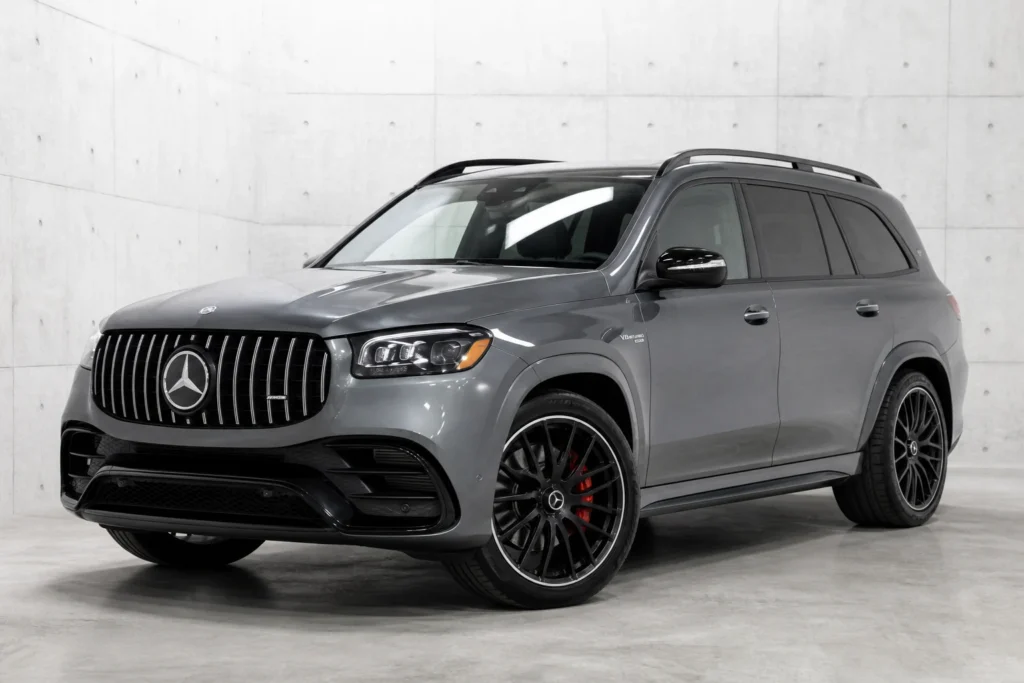 Mercedes-AMG GLS 63 front three-quarter view