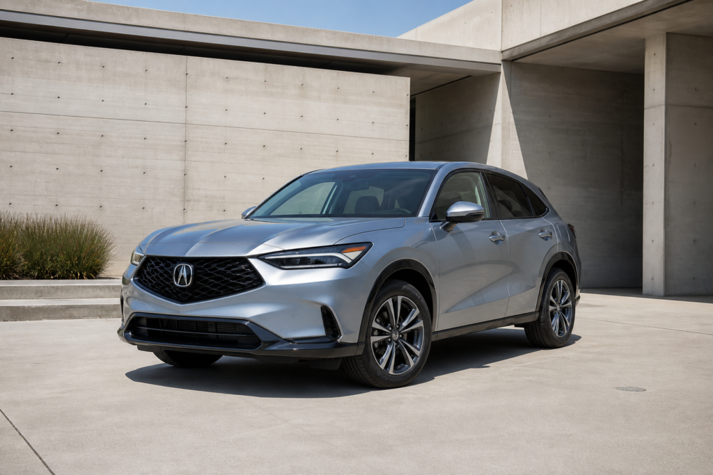 Acura ADX compact SUV in a front three-quarter view