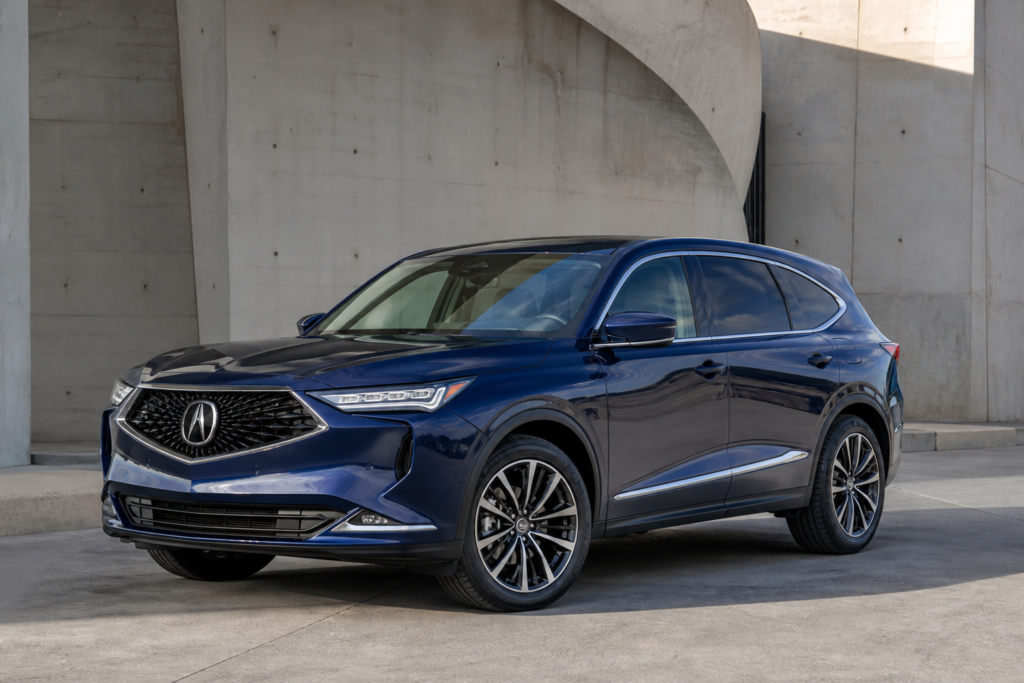 Acura MDX front three-quarter view