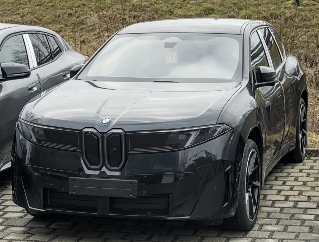BMW iX3 side and charging area detail
