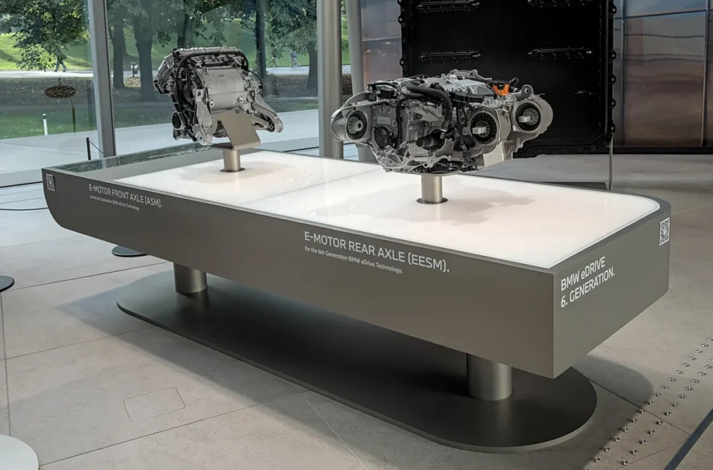 BMW sixth-generation eDrive display for the iX3