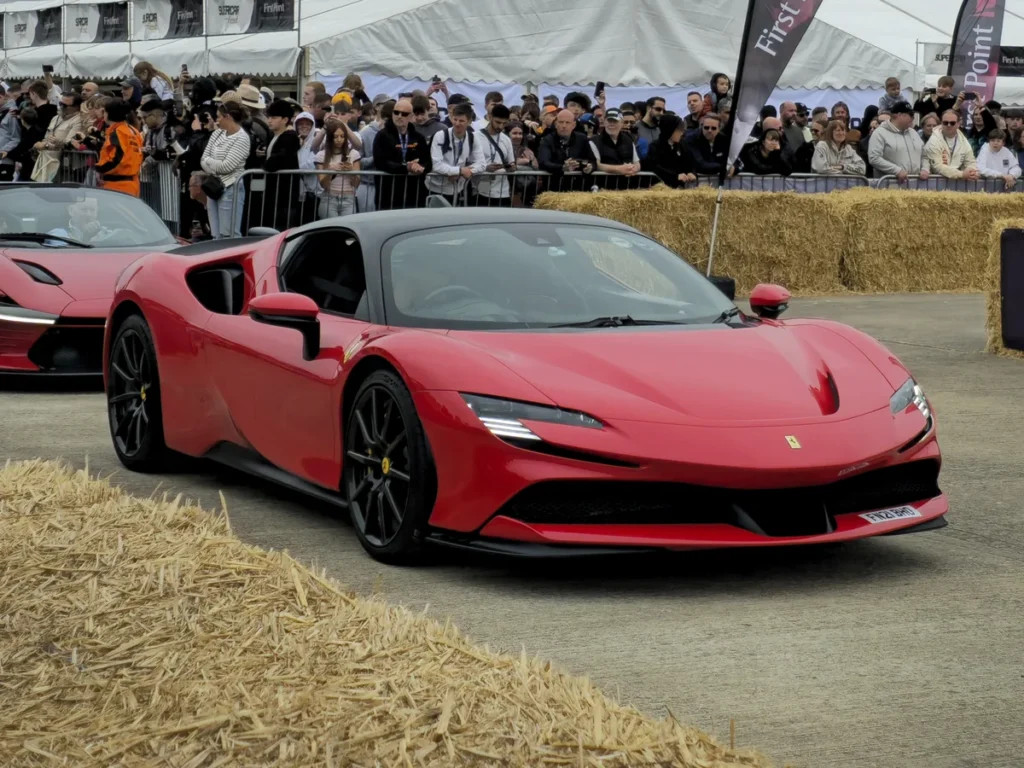 Ferrari SF90 Stradale red front view