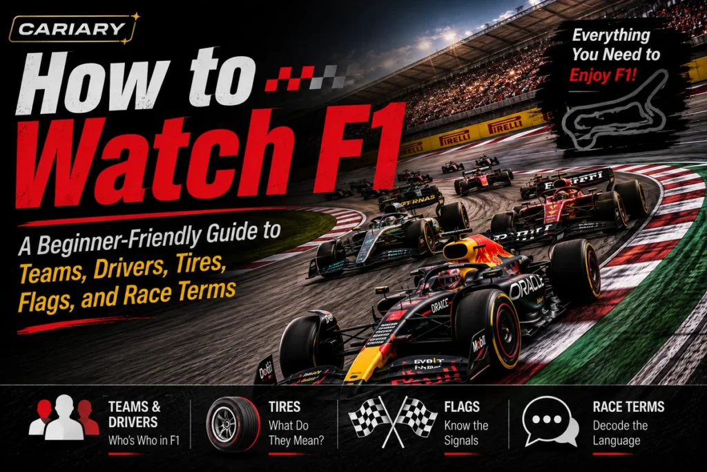 How to Watch F1: A Beginner-Friendly Guide to Teams, Drivers, Tires, Flags, and Race Terms