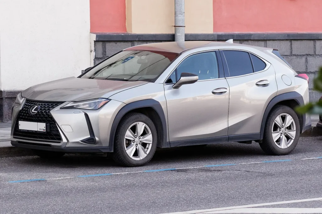 Lexus UX front three-quarter view