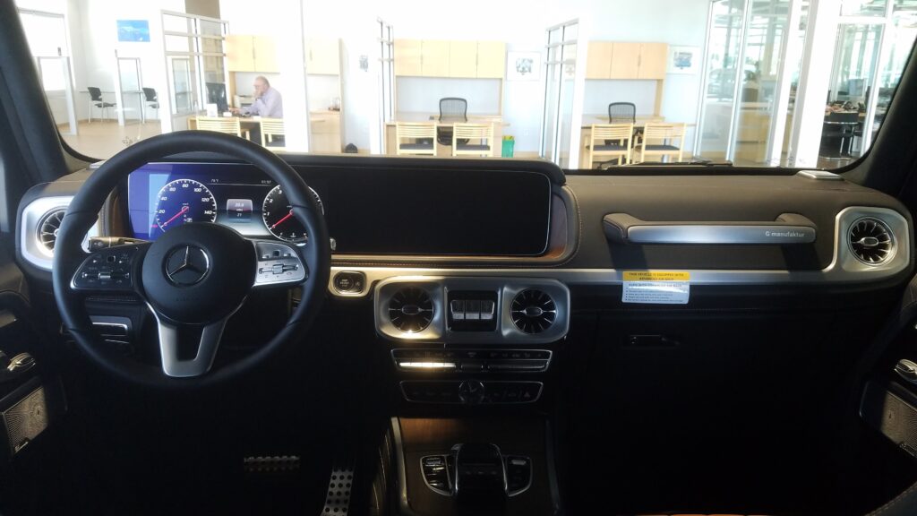 Mercedes-Benz G-Class interior front seats