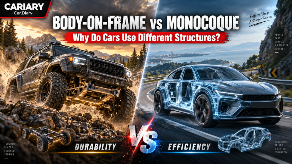 Body-on-Frame vs Monocoque: Why Cars Use Different Structures