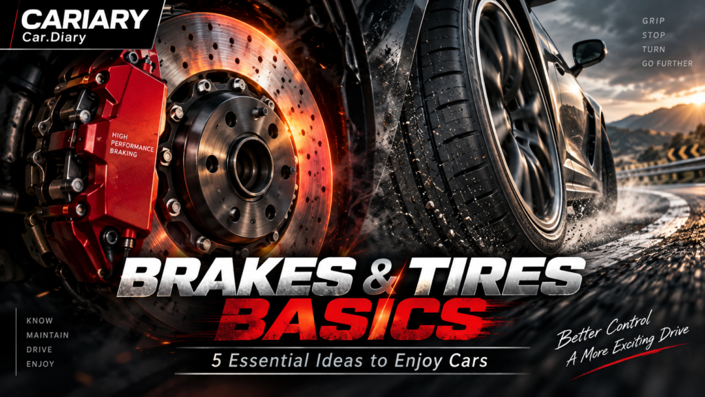 Brake and Tire Basics: 5 Essential Ideas to Enjoy Cars