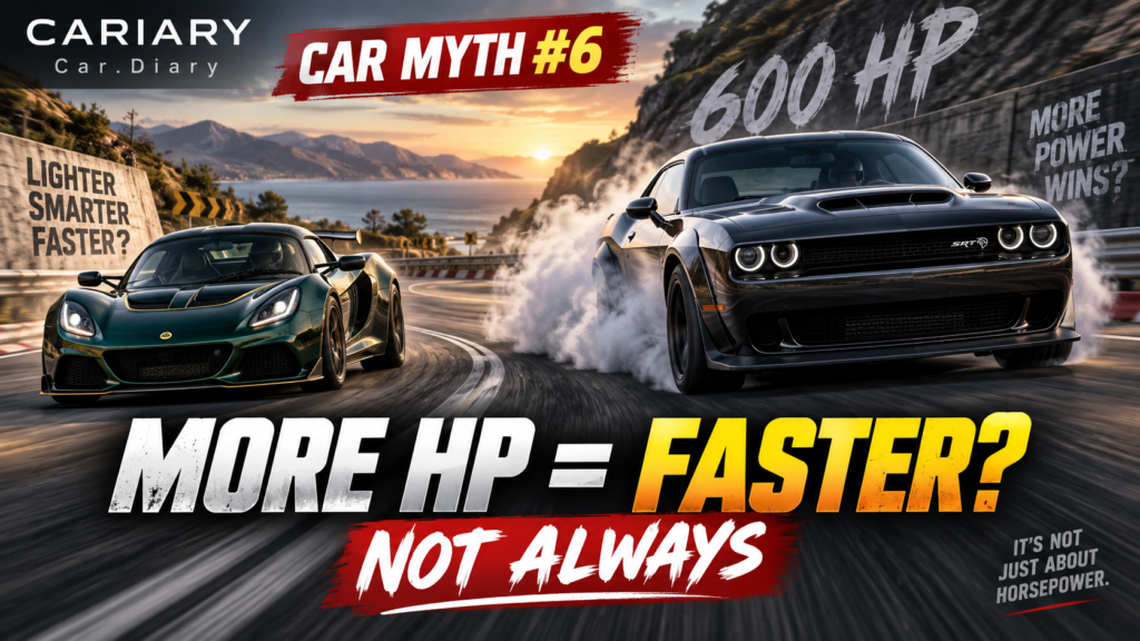 Car Myth 6: Does More Horsepower Always Mean a Faster Car?