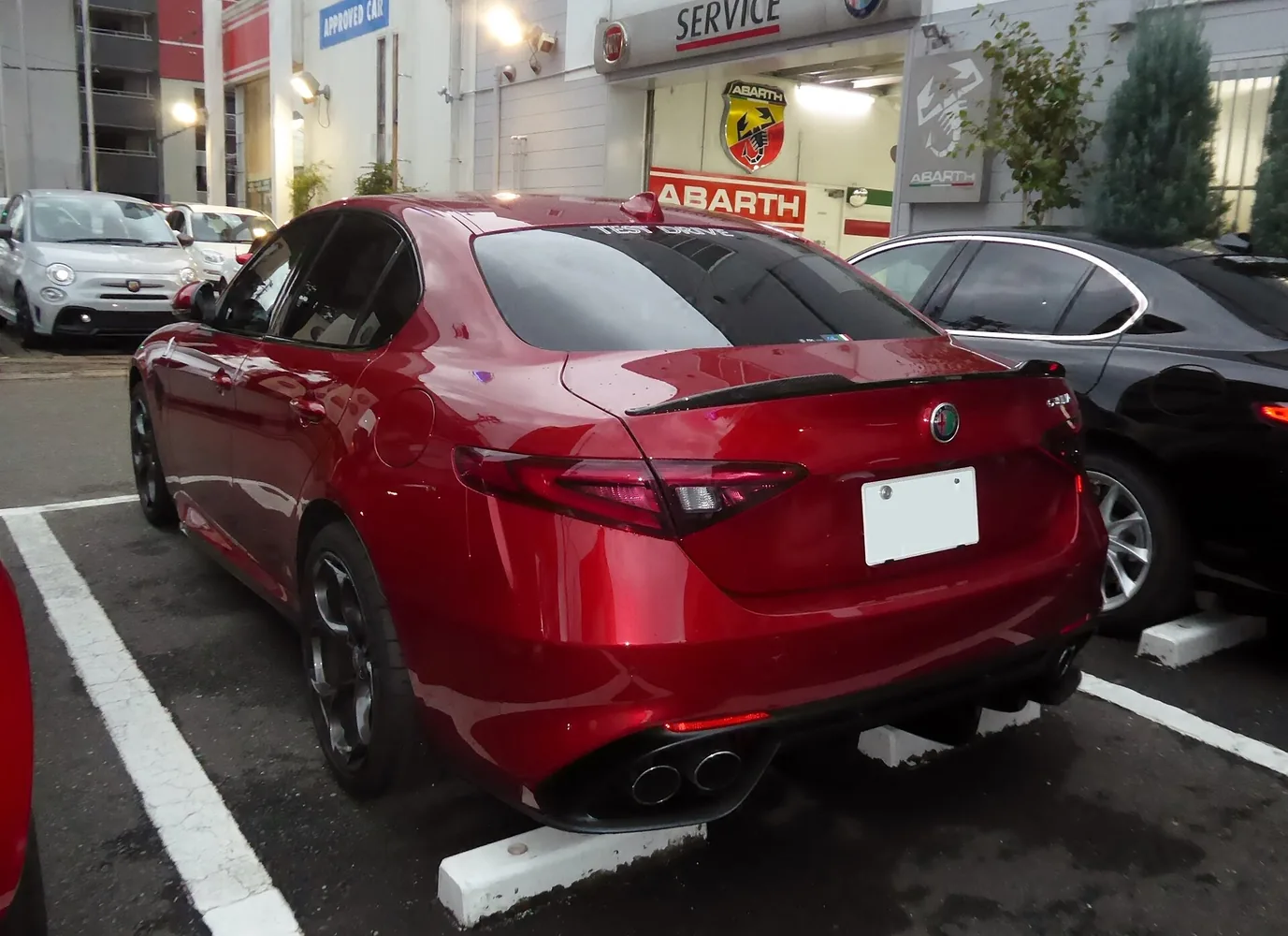 Alfa Romeo GIULIA Quadrifoglio (ABA-95229) rear